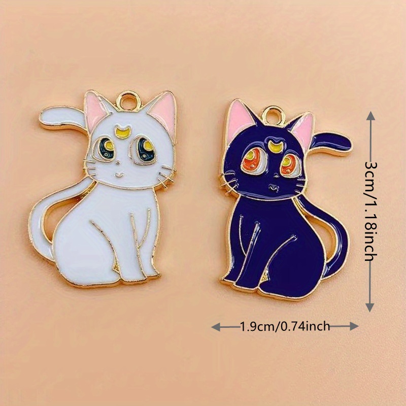 Gold Cat In The Moon Small Charms – BRCNails Tips & Pieces