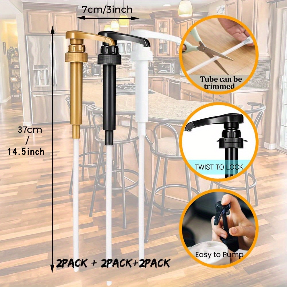 Syrup Pumps Coffee Syrup Dispenser Pump Flavor Syrup Pump Temu