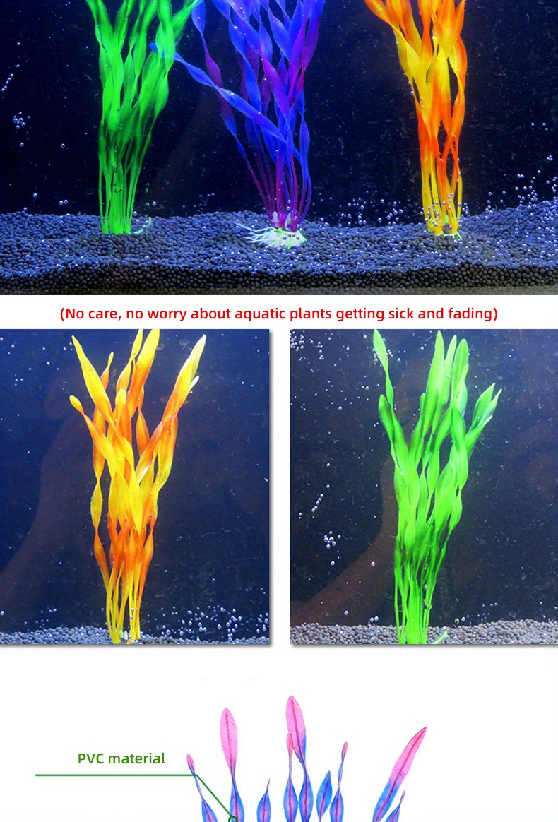 Artificial Aquatic Plants For Aquarium And Fish Tank Ornaments Landscaping Decoration Temu