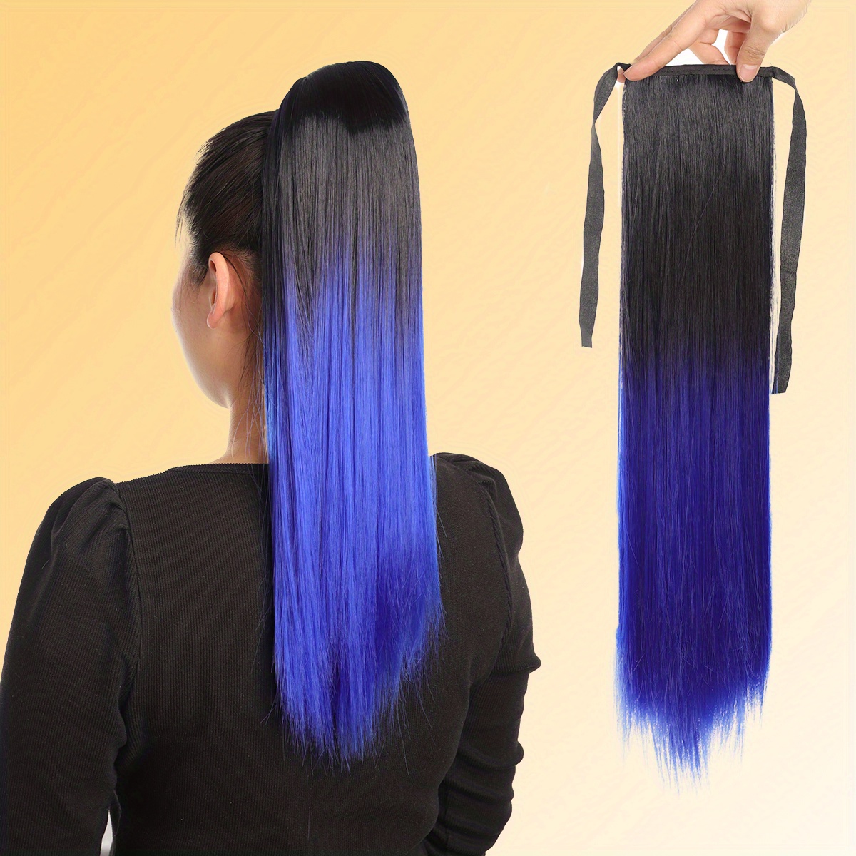 #Smokey Ombre Ponytail Extensions