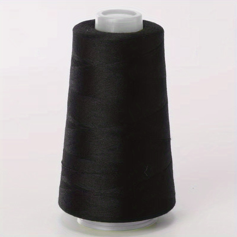 Durable 3000M Yards Overlocking Sewing Machine Line Industrial Polyester  Thread Metre Cones Black White Sew Thread - AliExpress