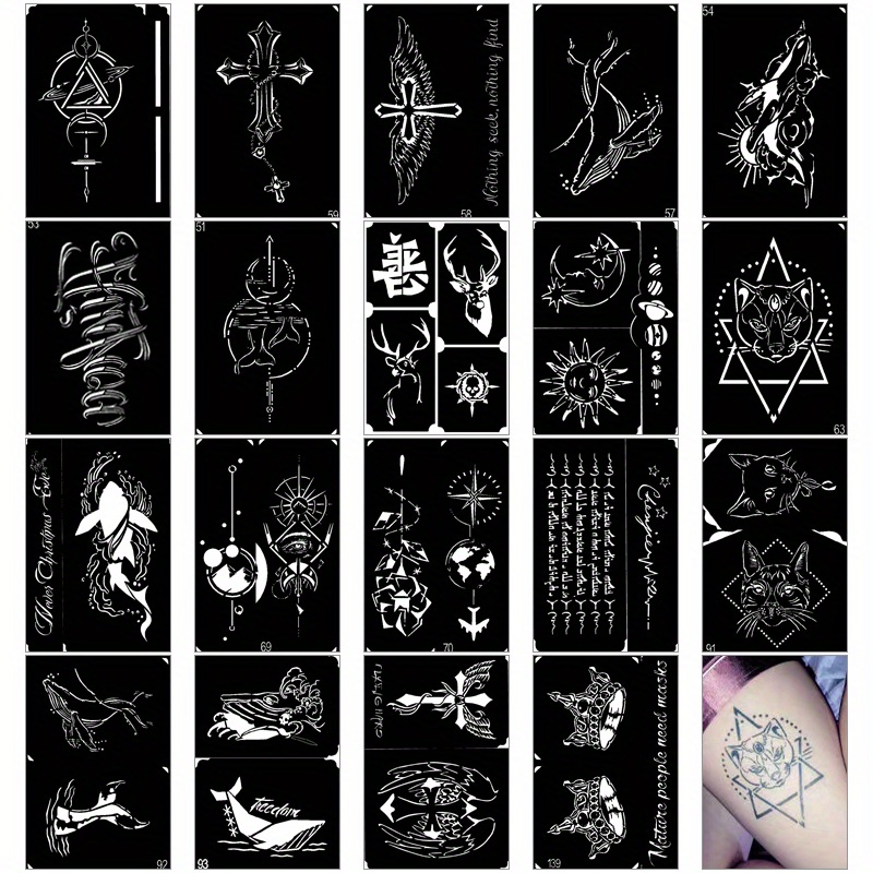 Cross Stencil For Tattoo Spray – Tattoo for a week