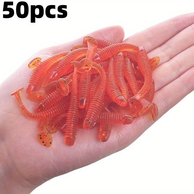 Fishing Worms Soft Lures Silicone Artificial Bait Jig - Temu
