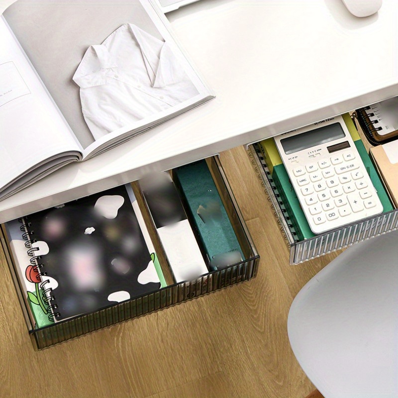 Organize Desk Adjustable Polished Hanging Drawer! Temu