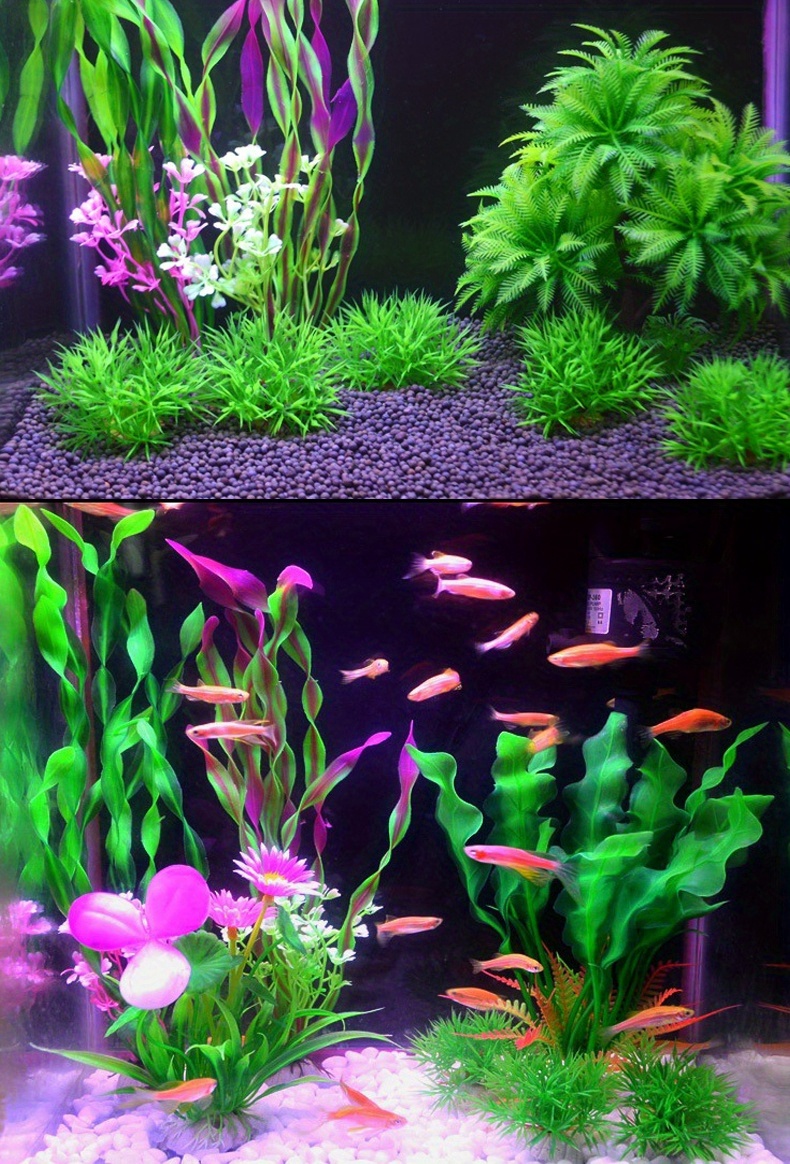 Artificial Aquatic Plants For Aquarium And Fish Tank Ornaments Landscaping Decoration Temu
