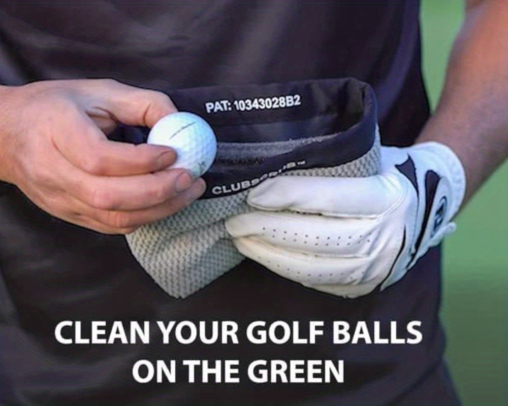 Golf Club Golf Ball Cleaning Bag Portable Temu