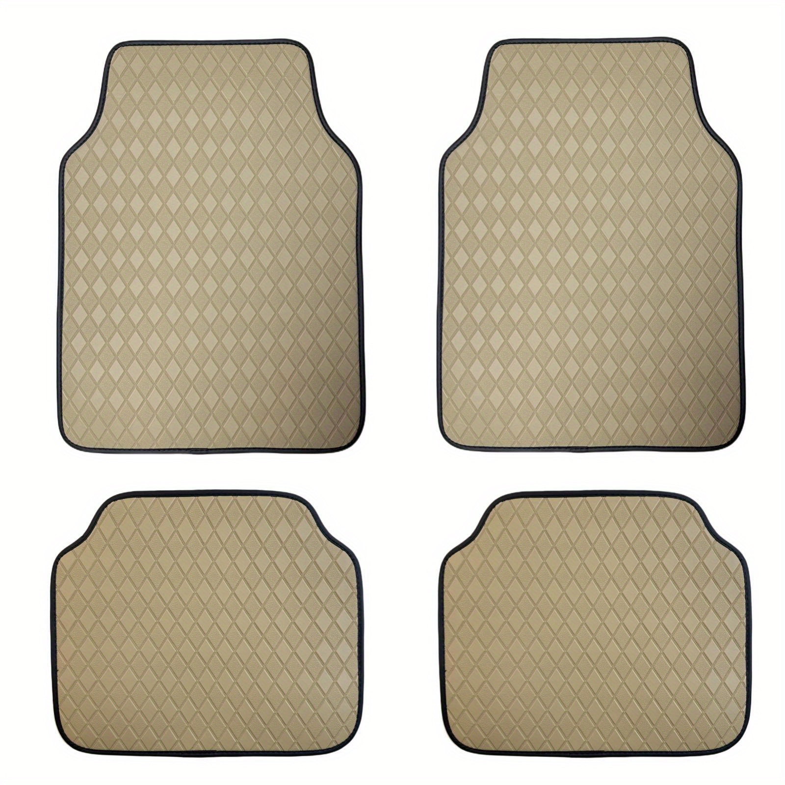 1pc ou 4pcs Tapis de sol de voiture en PVC imperméable, tapis de voiture de  conception simple pour hommes et femmes - Temu France
