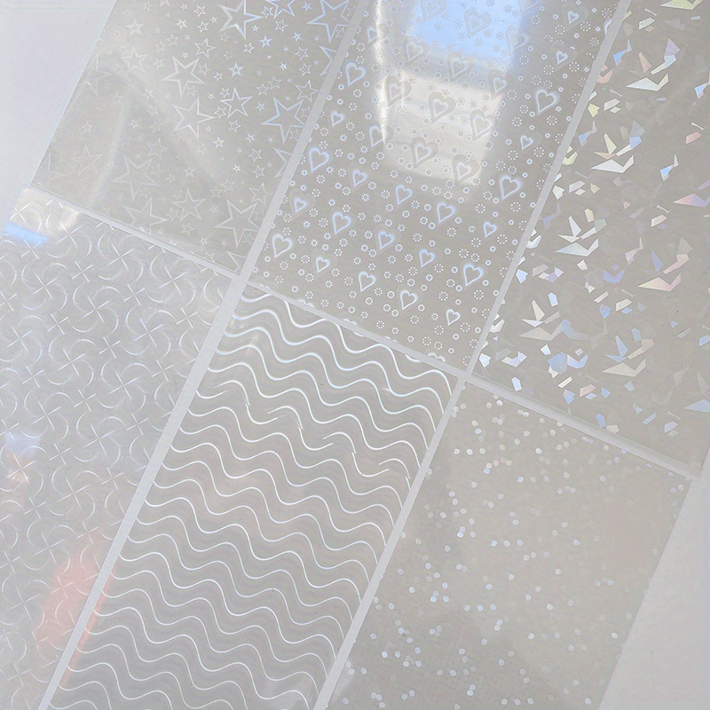 Holographic Sticker Paper Clear Vinyl Sticker Paper Self - Temu
