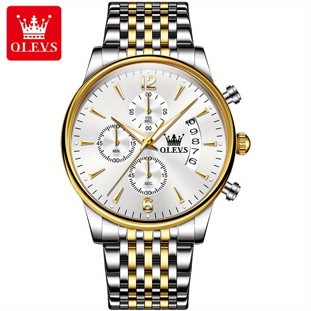 Reloj Hombre New Fashion Men Watches ORLANDO Black Gold Tungsten