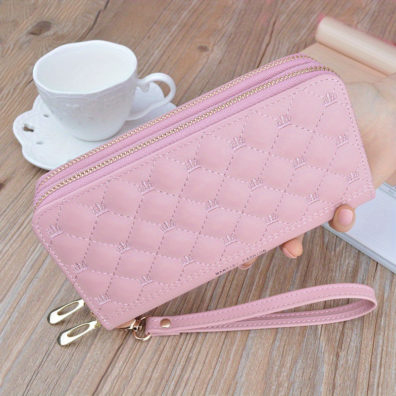 Fashion Women Wallet Large Capacity Clutch Purse Card Phone Holder Zip  Handbag