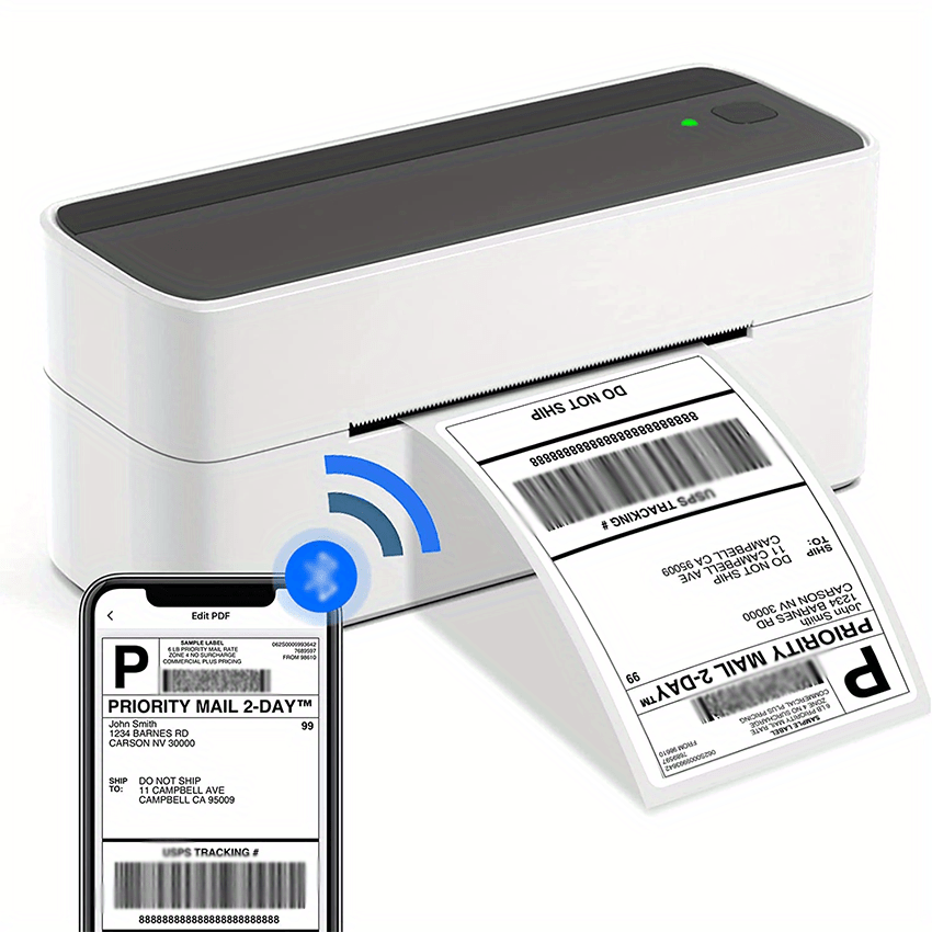 Phomemo Imprimante d'étiquettes Bluetooth 4 x 6 - Imprimante Thermique DHL  - Étiquettes d'expédition - Imprimante pour Colis d'expédition - Compatible