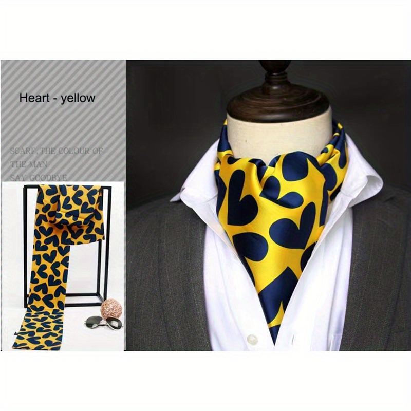 Trendy Mens Scarves British Retro Suit Shirt Twill Scarf Printed Double  Layer Business Scarf Unisex Wraps - Jewelry & Accessories - Temu Canada