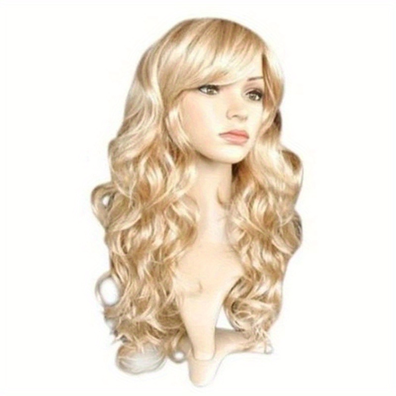 Deep Wave Synthetic Fiber Hair Wigs Women Girls Hair Temu