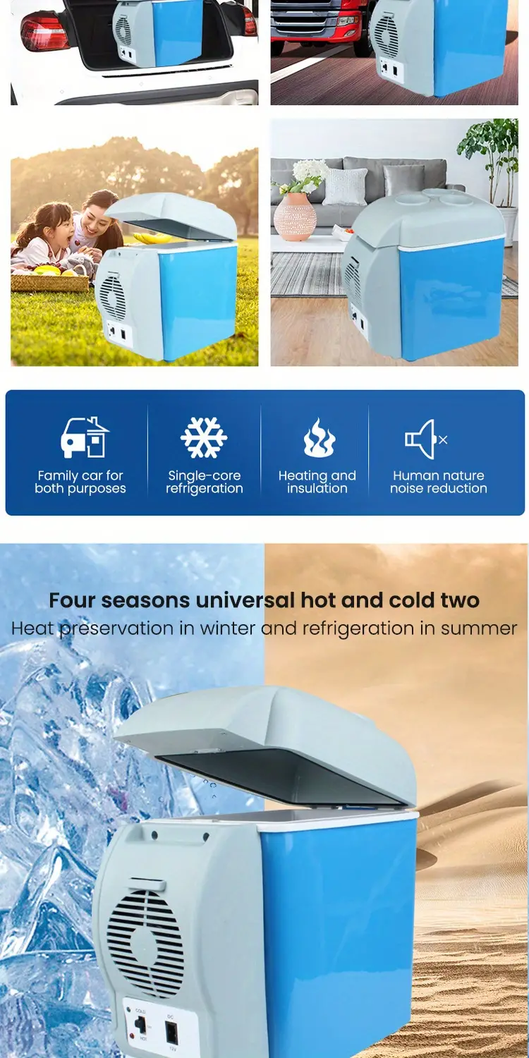 portable freezer car refrigerator portable mini fridge for skin care car fridge portable freezer for cars homes and dorms boating camping details 1