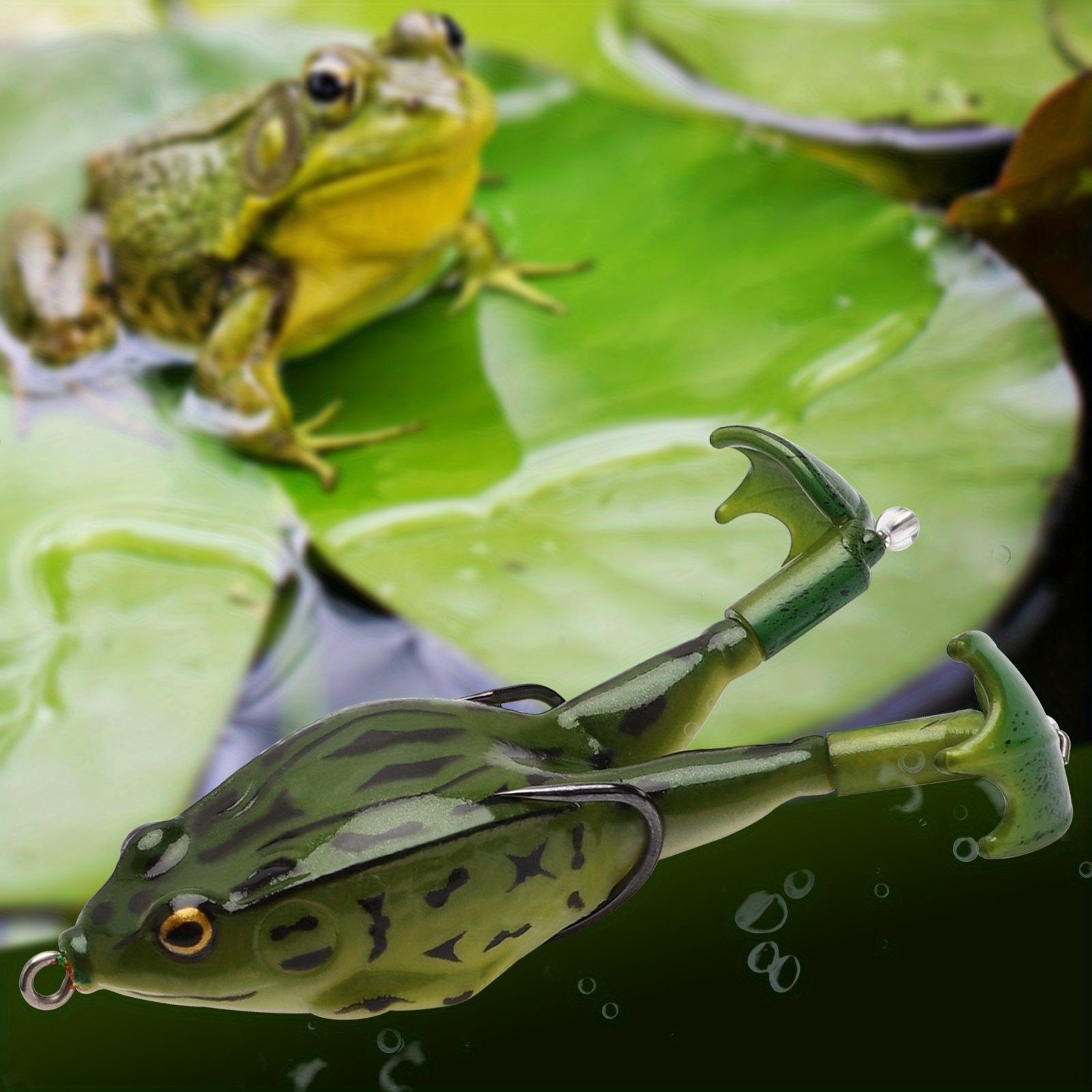 Topwater Fishing Lures Bass 5 Types Topwater Frog - Temu