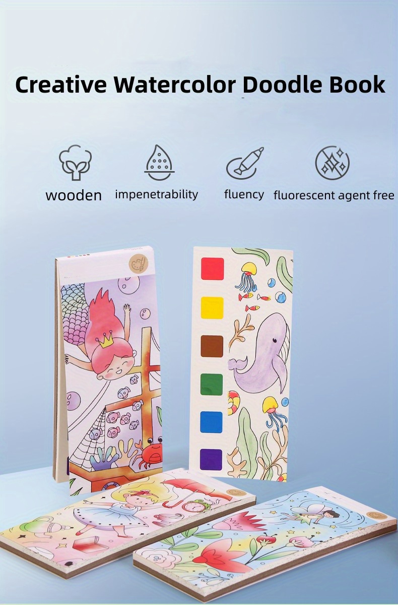 VONTER Water Doodle Book - Kids Painting Writing Doodle Toy Book