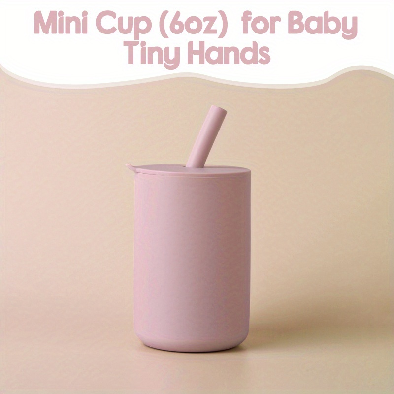 250ML/8.45OZ 2 in 1 Silicone Snack Cup Kids Silicone Sippy Cup