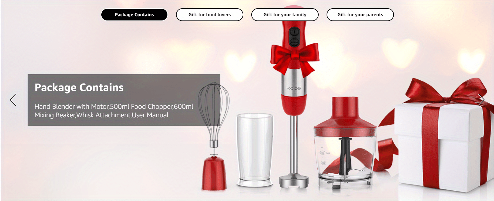 upgrade your kitchen with koios 800w 4 in 1 multifunctional hand immersion blender 12 speeds 304 stainless steel titanium plated more details 8