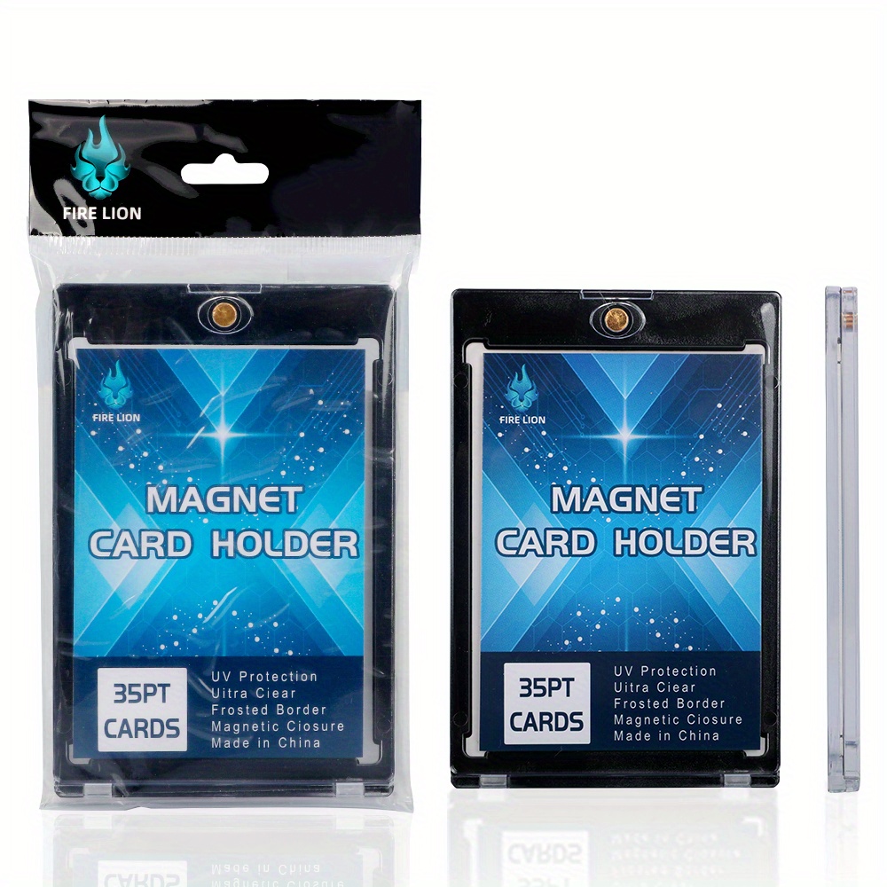 Transparente plástico rígido Card Sleeves, Cartão de proteção mangas, Game  Card Holder, Trading Cards Case, PVC, 25Pcs