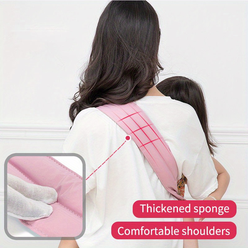 Baby Carrier Dual-use Lightweight Front-hugging Waist Stool Baby Artifact Baby Going Out Simple Breastfeeding Stool Cross Back Scarf, Halloween Thanksgiving Day Christmas Gift details 3