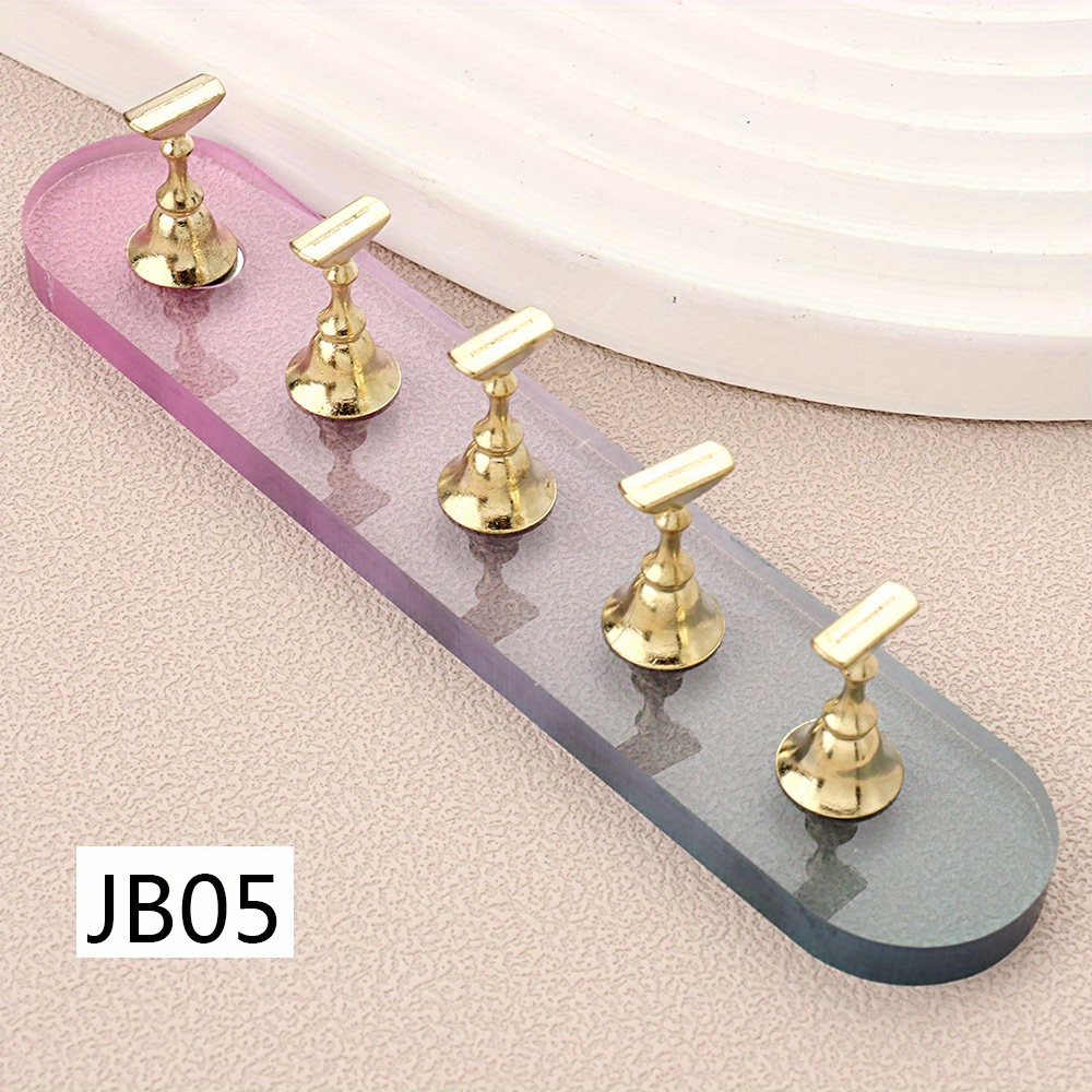 Nail Polish Display Stand Acrylic Gradient Color Temu