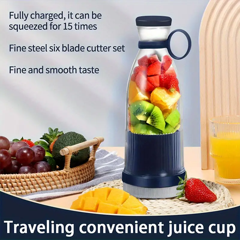 Personal Size Blender, Portable Blender, Battery Operated Usb Blender,  Smoothies & Shakes - Temu