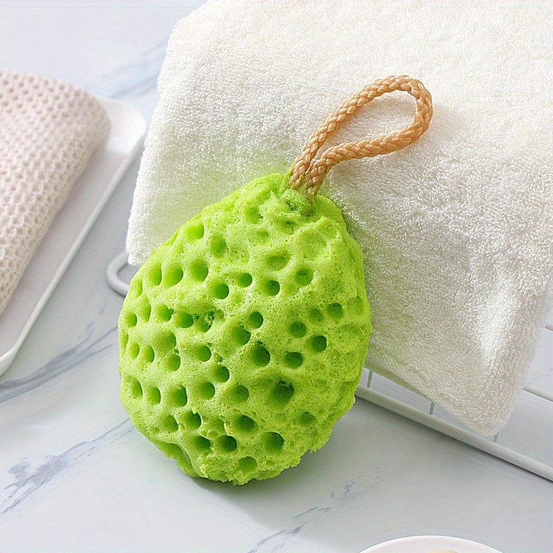 Honeycomb Cheese Bath Sponge Balls Dual purpose Bath Flowers - Temu