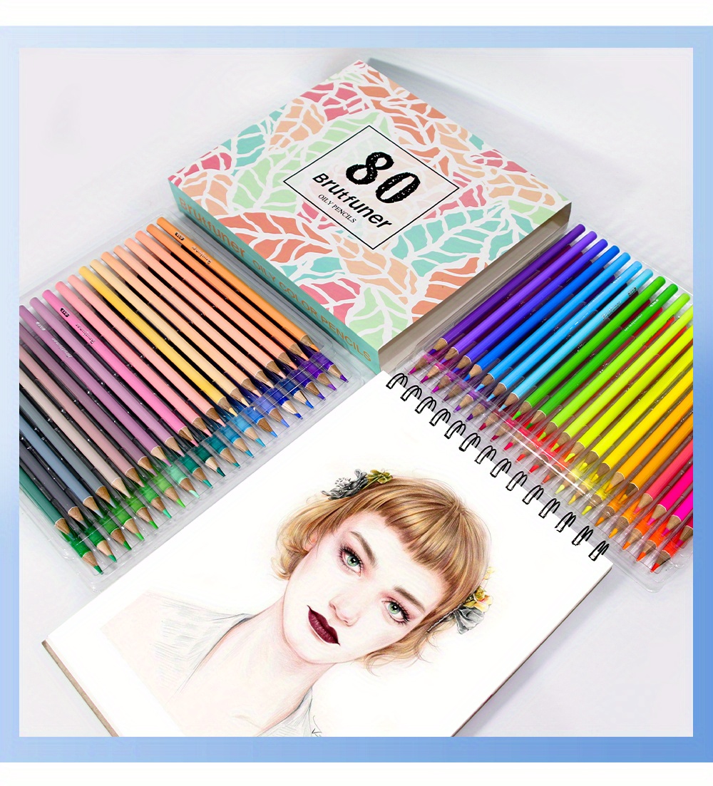 50/72 Macaron Colors And 80 Light colored Pencils For - Temu