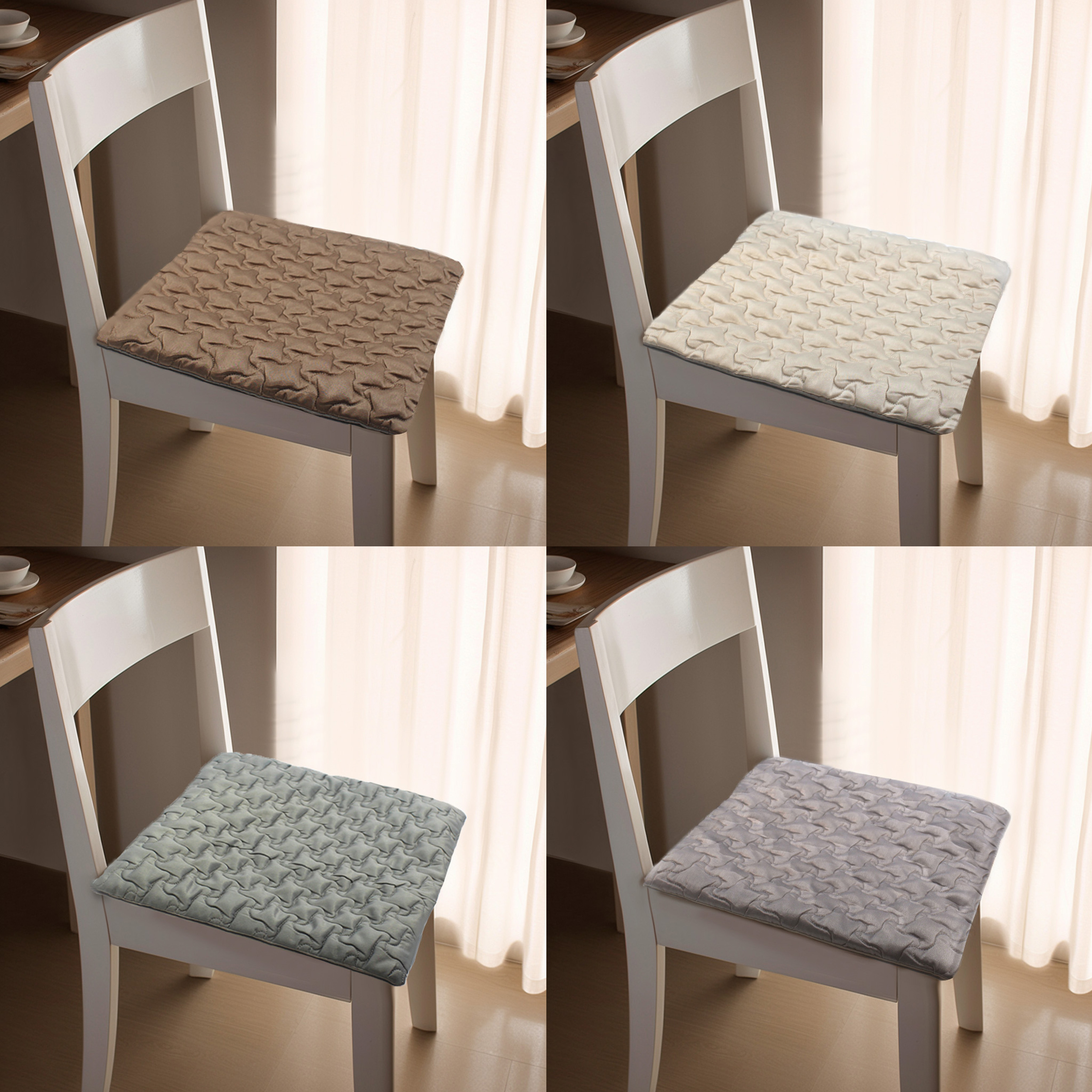 Burlap Houndstooth Cushion For Office Chair Dining Chair - Temu