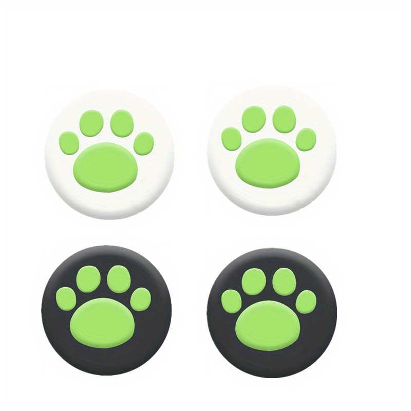 Clairlio Cat Paw Thumb Grip Covers Caps for PS5 PS4 PS3 Xbox One