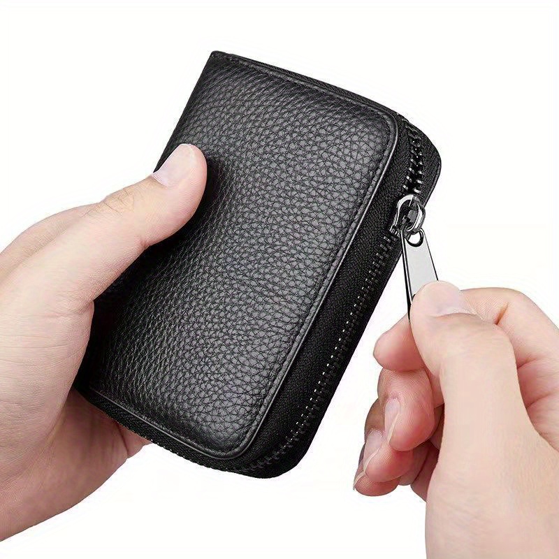 Simple Zipper Phone Wallet, Fashion Faux Leather Coin Purse With Card  Slots, Versatile Shoulder Bag - Temu