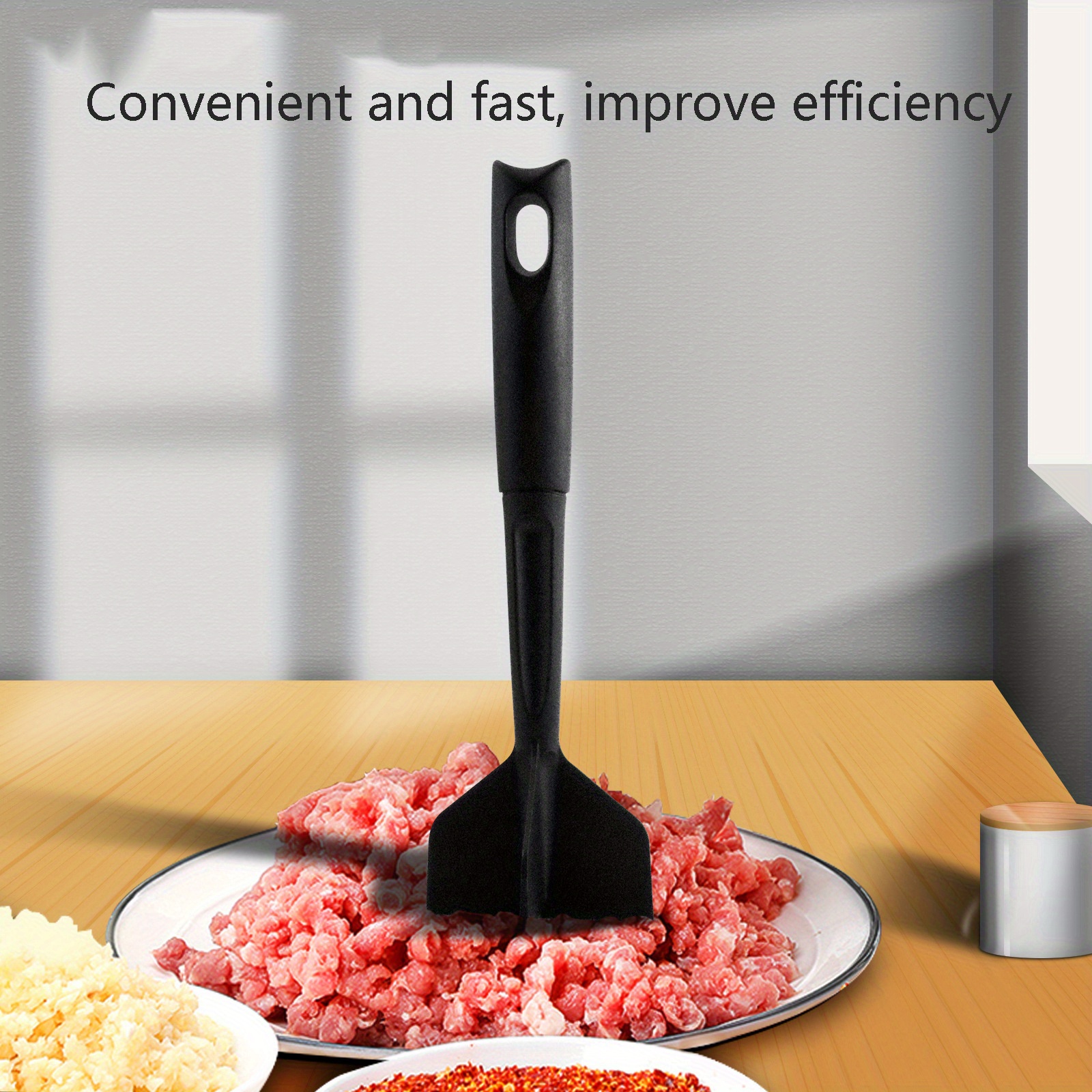 2pcs Meat Masher Meat Chopper For Ground Beef, Abs Easy To Shred Meat  Smasher, Ground Beef Smasher Meat Separator Tool Meat Spatula Chopper Meat  Smash