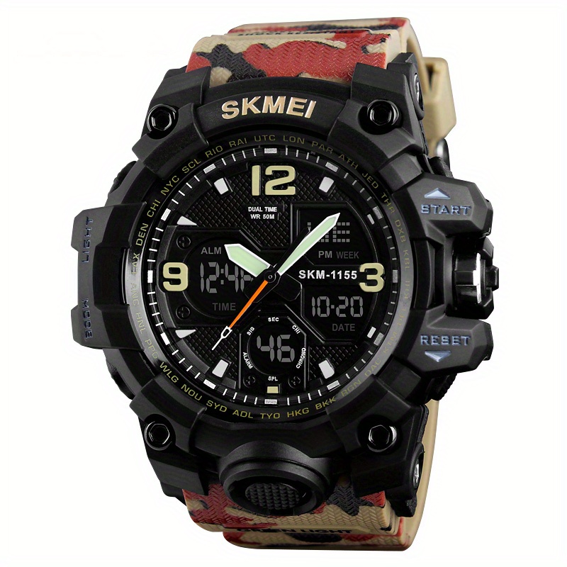 SKMEI Reloj deportivo de primeras marcas Relojes militares - Temu