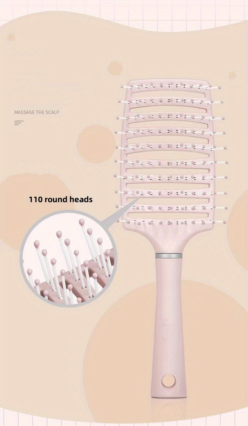 Hair Brush Curved Vented Detangling Hair Brushes Women Men Temu
