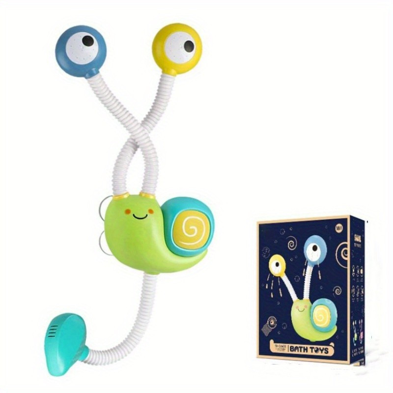 Brinquedos de banho para crianças de 3 a 4 anos, brinquedos de banho de  indução automática com brinquedos de banheira de fonte de música com luz  led