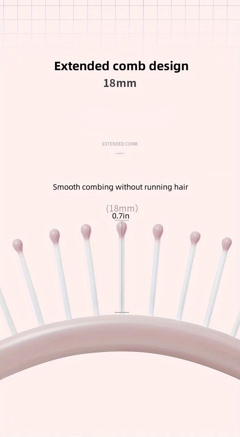 Hair Brush Curved Vented Detangling Hair Brushes Women Men Temu