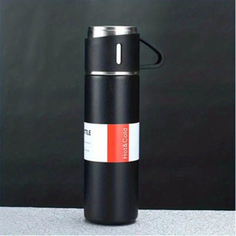  Cute Xmax Ornament-01 - Botella térmica aislada al vacío de 1  litro de acero inoxidable : Hogar y Cocina
