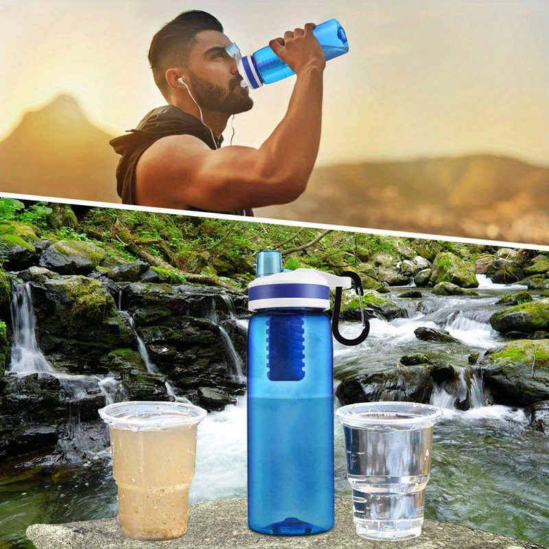 Comprar Filtro de agua portátil purificador filtración paja emergencia  supervivencia al aire libre