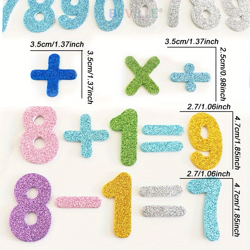 Self adhesive Foam Letter Alphabet Number Stickers Assorted - Temu