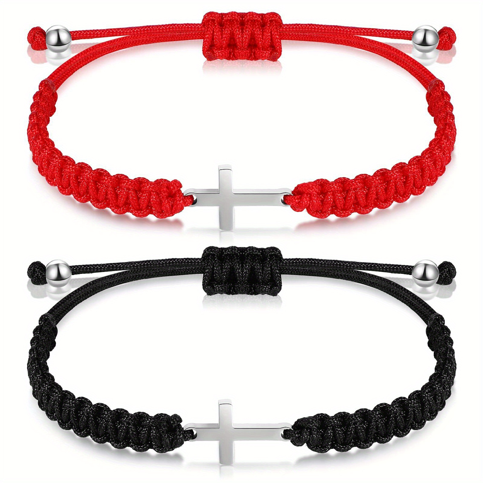  BCletty Bracelet Unisex Steel Rope Bracelet Couple Bracelet  Simplicity Fashion Titanium Buckle Adjustable Wire Rope Bracelet (Black,  Adjustable): Clothing, Shoes & Jewelry