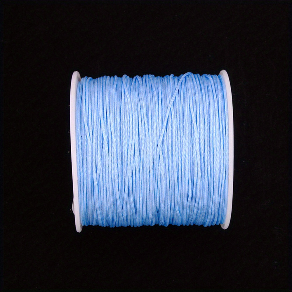 50 meters 0.8 mm nylon thread cotton thread DIY beaded braided bracelet keg  No. 72 jade thread jade rope braided thread bracelet rope tassel wire  jewelry wire braided rope jewelry making