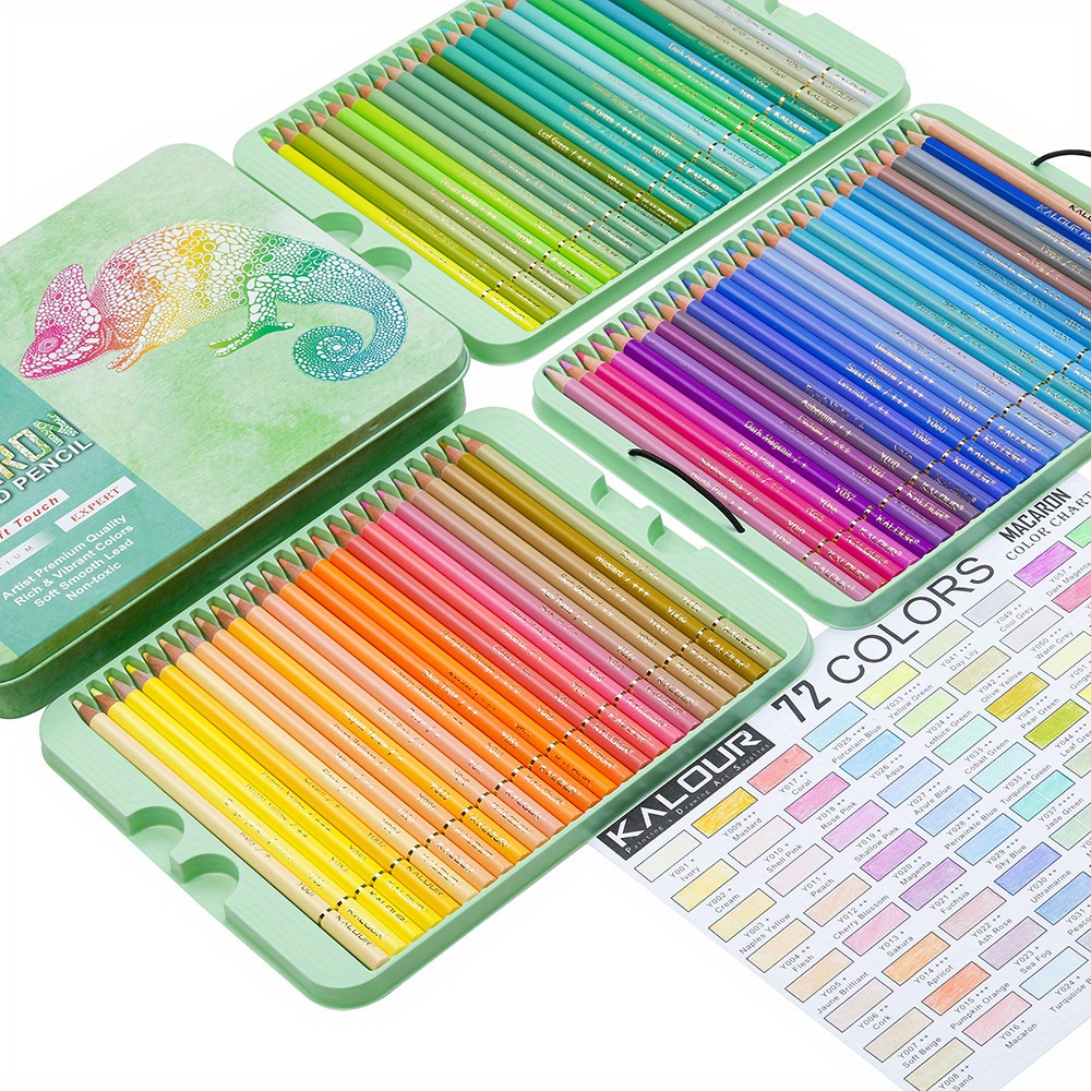 Pastel Colored Pencils Set With1 Graphite Pencil 1 - Temu