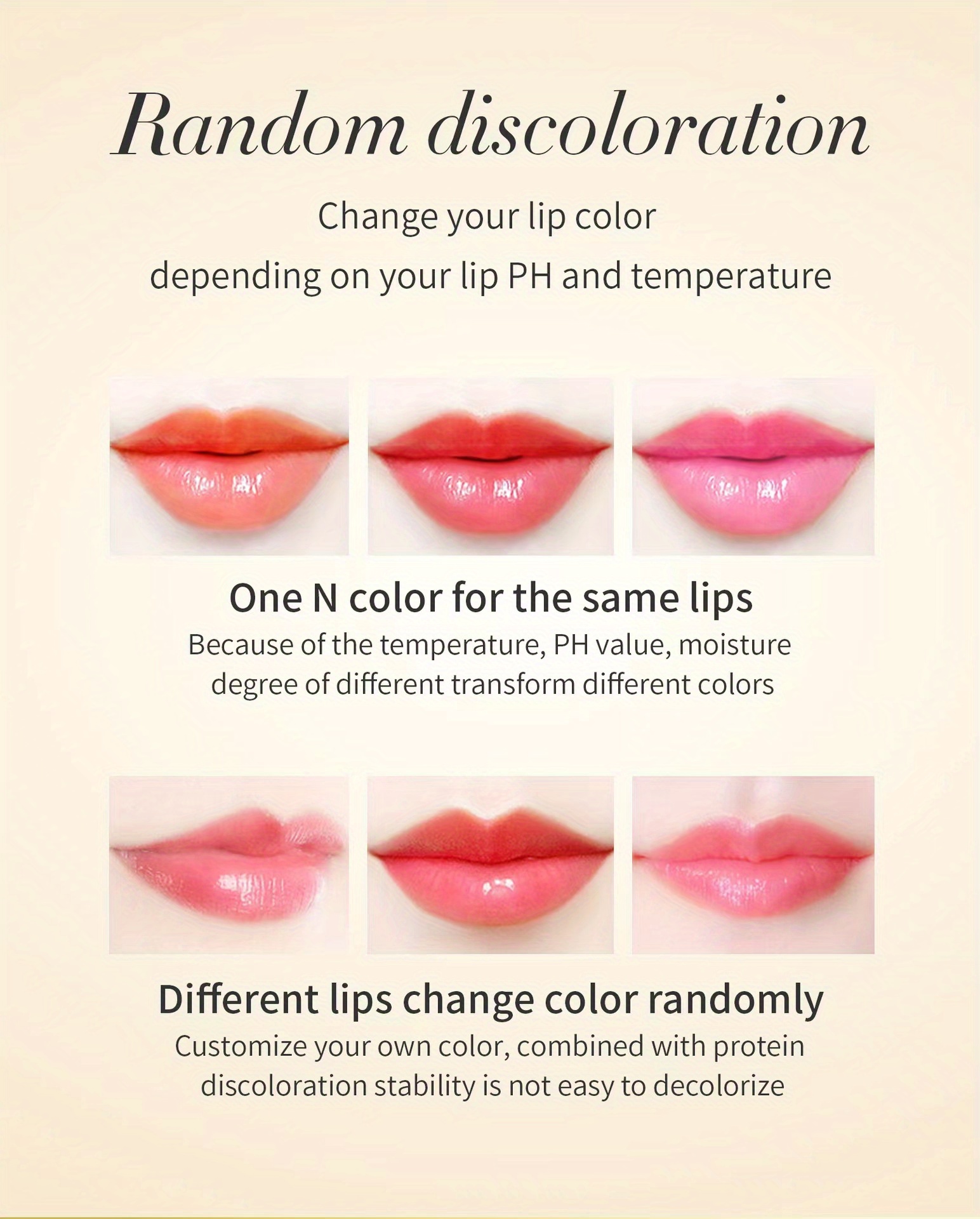 rose temperature color changing lipstick shimmer color magic changing lipstick long lasting waterproof details 10