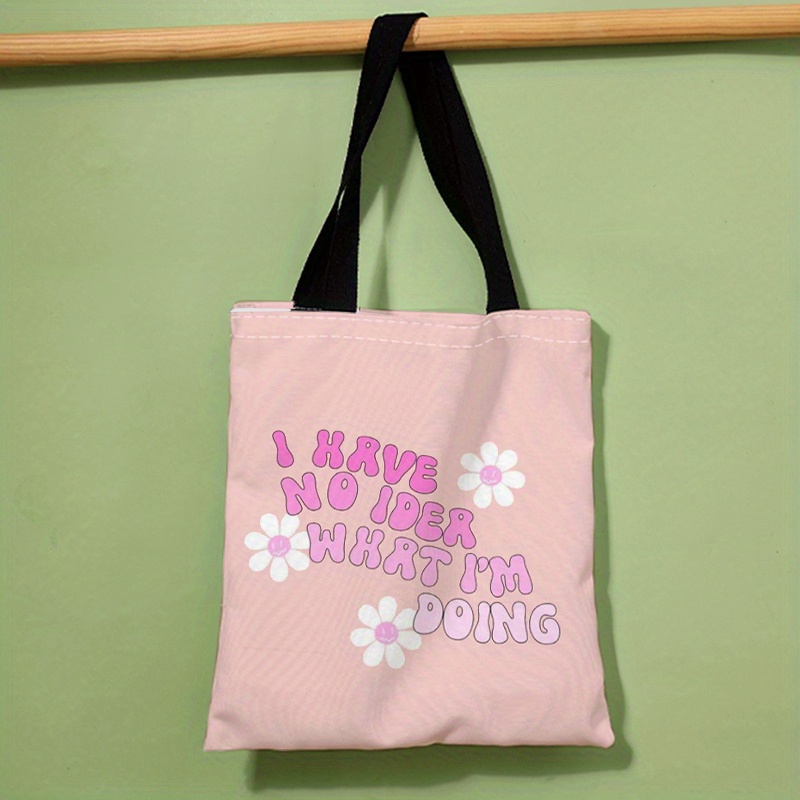 Pink Cotton Tote Reusable Carrier Bag