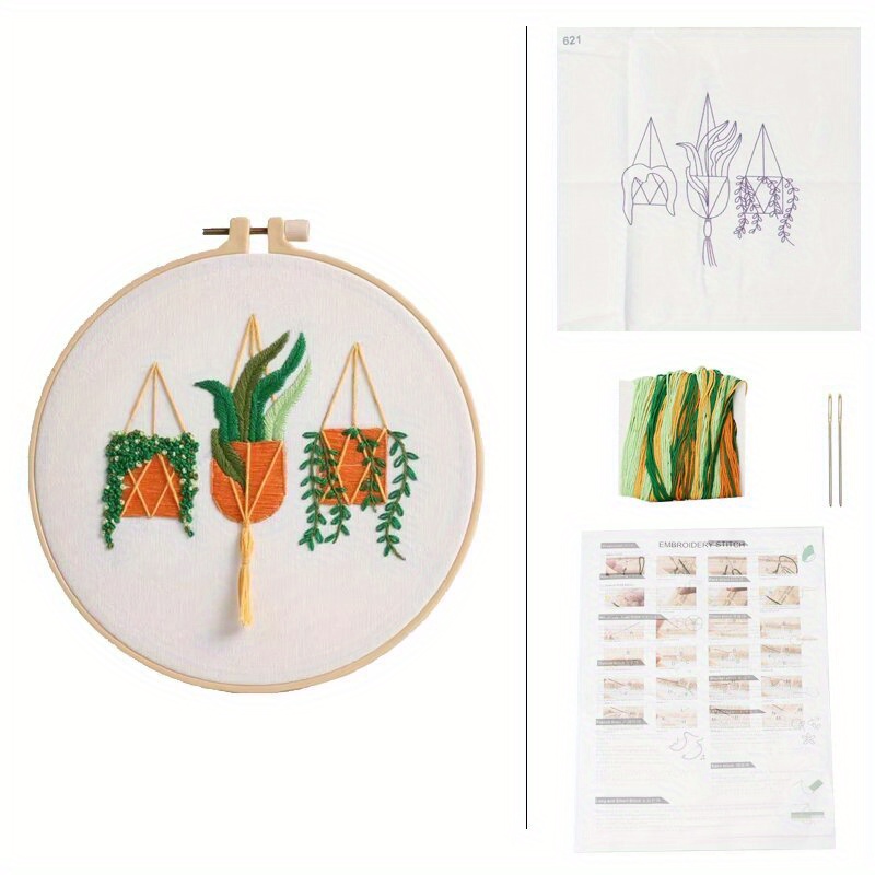 DIY Craft Embroidery Cross Stitch Kit Set Beginners Handmade Needlecrafts  Easy