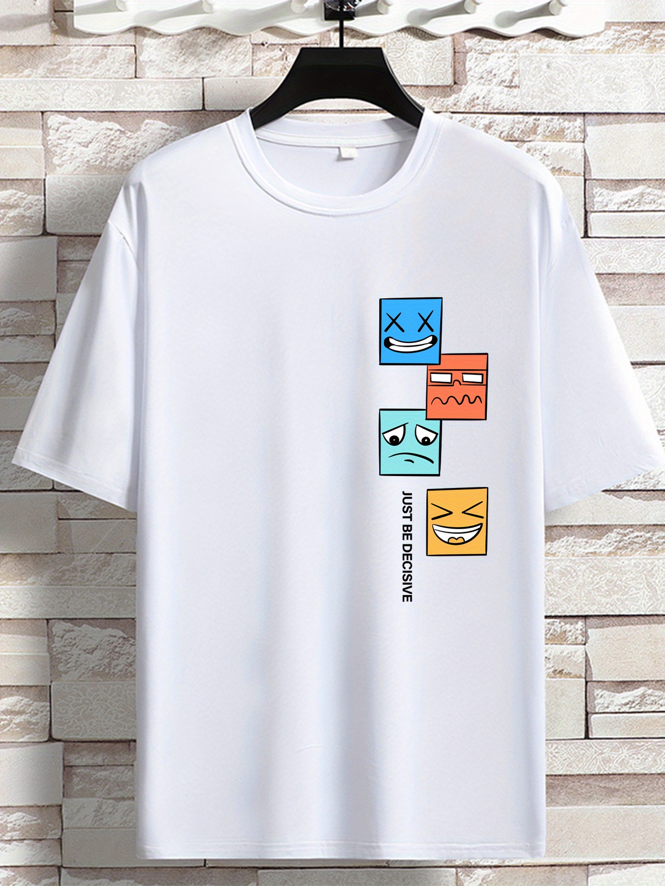 Plus Size Men's Casual Graphic Tees Summer " " Temu