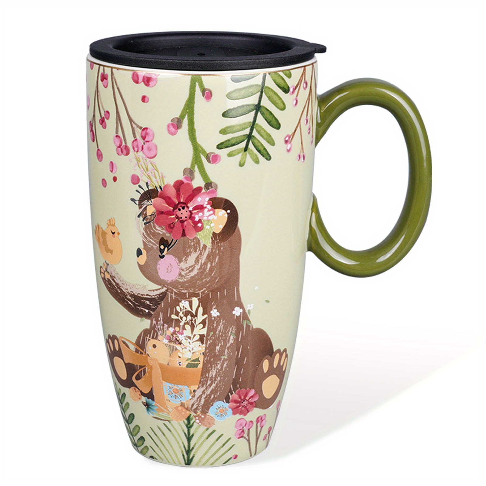 1 Unidad, Taza De Café De Animales De Dibujos Animados, Tazas De