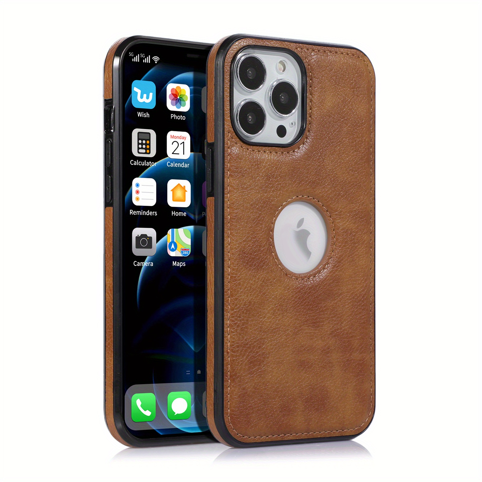 For iPhone 15 14 Pro Max 13 12 11 X 8 7 Luxury Classic Leather