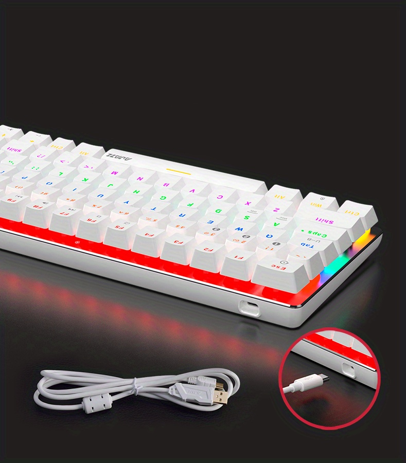 Ak33 Wired Dual Modes Mechanical Keyboard Office Typing Temu Philippines