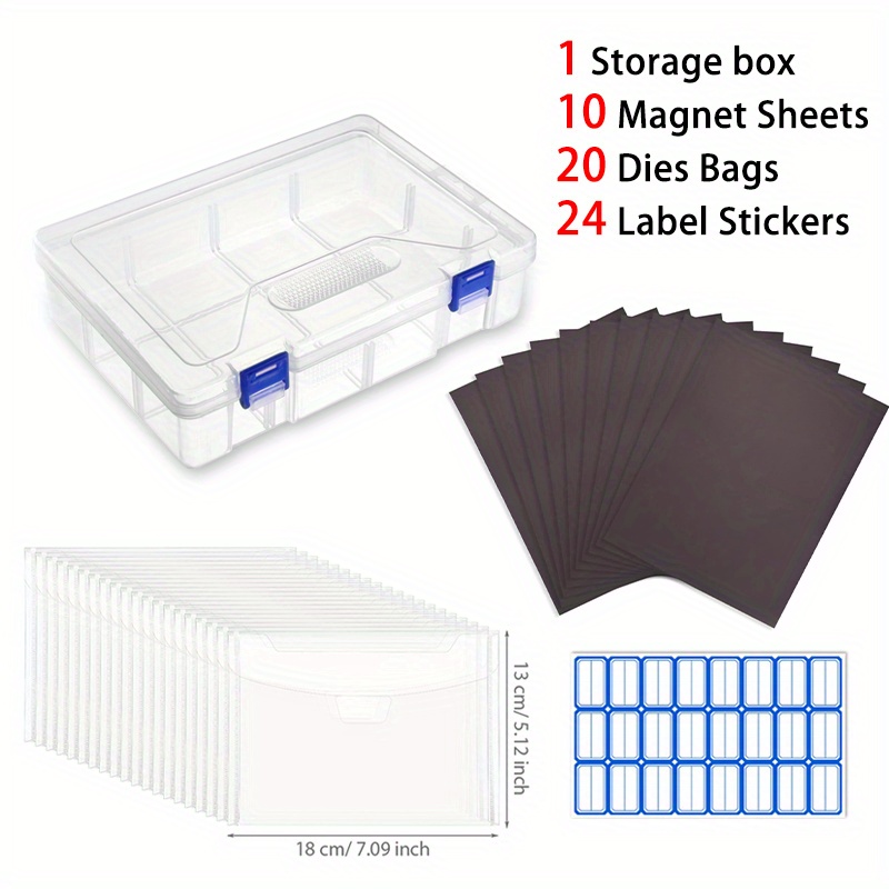 A5 20 Storage Bag 20 Rubber Magnetic Sheets/water Proof Bag and